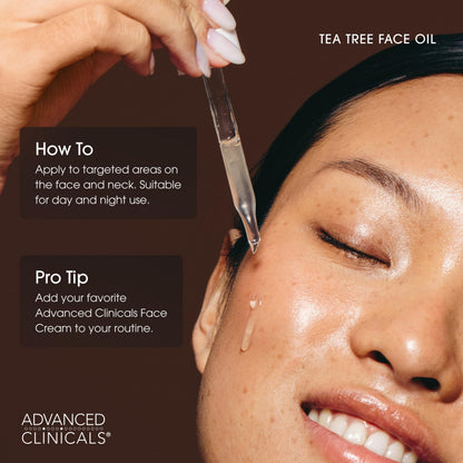 Advanced Clinicals Tea Tree Oil Serum – Pore Refining & Smoothing (52ml)