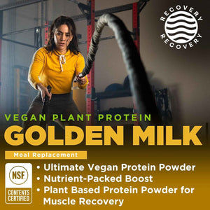 Golden Milk Vegan Protein Powder and Gnarly Preworkout Strawberry Lemonade (14.82oz)