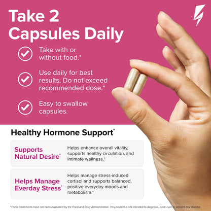 Inno Drive for Her Hormone Balance & Libido Support for Women, 30 Servings