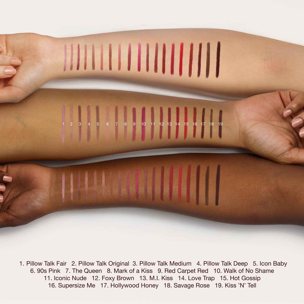 Charlotte Tilbury Lip Cheat Lip Liner Pencil - Gives Lips a Fuller-Looking, Defined Pout - Enriched with Jojoba Oil & Hyaluronic Acid - Waterproof, Smudge-Proof & Transfer-Proof - Foxy Brown