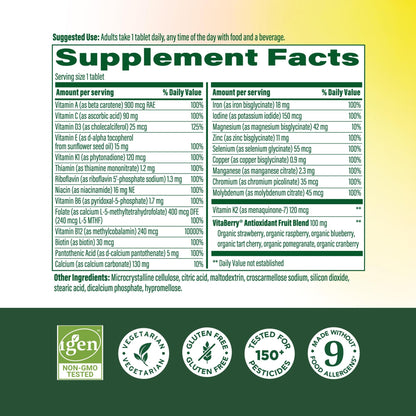 MegaFood Whole Body Methylated Multivitamin for Women - Womens Multivitamin with Magnesium Glycinate, Biotin & Methylcobalamin B12 Vitamins - Daily Energy & Immune Support - 90 Tablets, 90 Servings