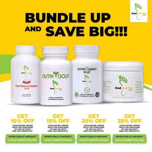 NutriGout Uric Acid Cleanse Supplement w/Turmeric, Celery Seed, Bromelain, Milk Thistle, Dandelion and Chanca Piedra,