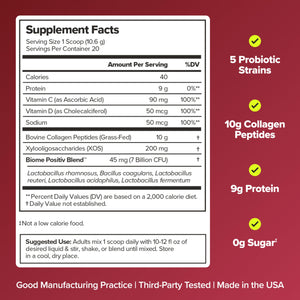 supplement products​URO Women’s Probiotic + Collagen Peptides Powder – Vaginal, Skin & Gut Health In One Daily Scoop – With Hydrolyzed Collagen Peptides, Probiotic Blend, and XOS Prebiotics – 20 servings - JerryCherryUSA
