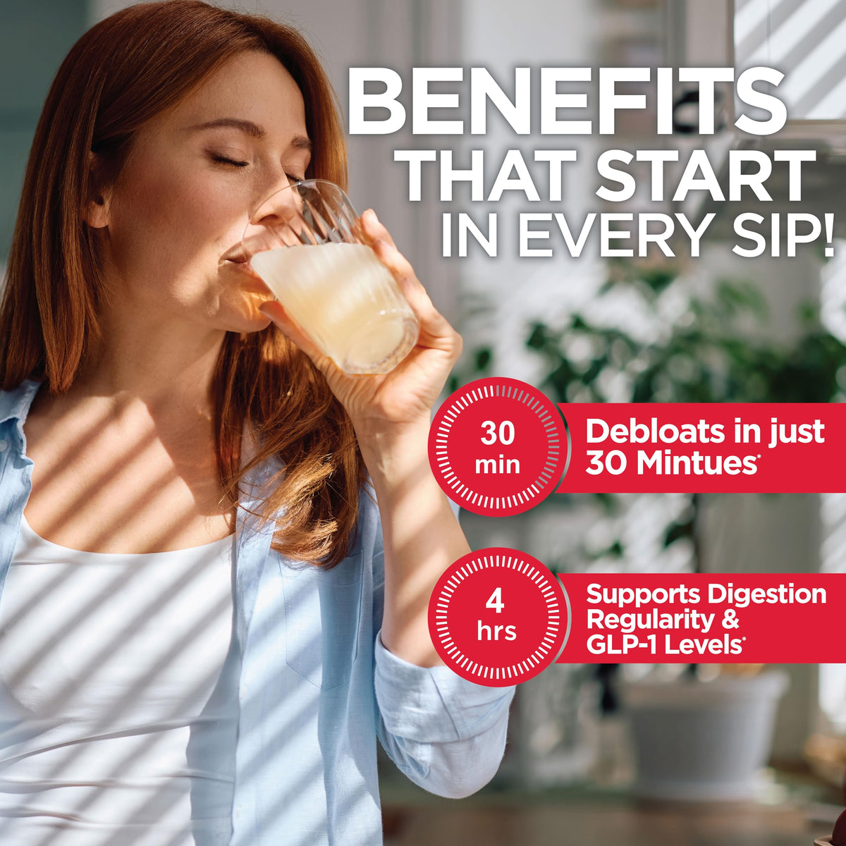 DietWorks GLP-1 Booster – Daily Companion Drink Mix with 6g Prebiotic Fiber, Probiotics, Collagen & Creatine – Supports Gut Health, Hydration, Energy & Wellness – Lemon Lime Flavor, 30 Servings