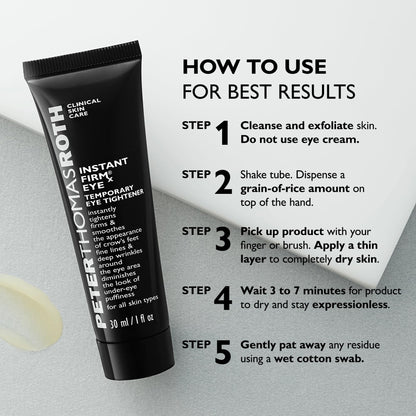 Peter Thomas Roth Instant FIRMx® Eye - Temporary Eye Tightener for Instant De-Puffing & Smoothing
