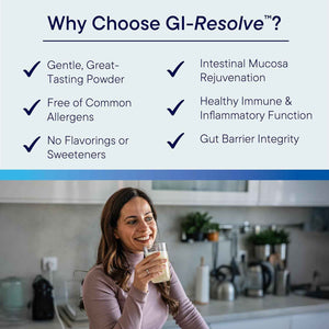 BIOTICS RESEARCH GI Resolve Advanced L-Glutamine Powder Formula for Gut Lining Support & Healing - Optimal Gastrointestinal Function - Premium 7-Ingredient with Zinc Carnosine & Botanicals- 6.7oz
