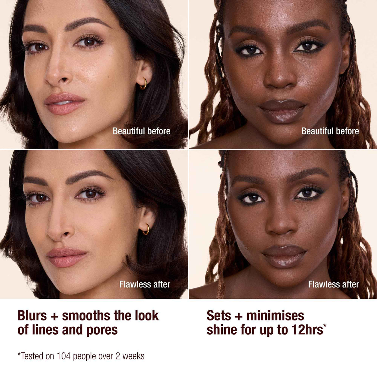 Charlotte Tilbury Airbrush Flawless Finish Setting Powder - Pore-Blurring Pressed Powder for Face Makeup to Minimize Shine with a Soft-Focus Finish - 1 Fair Charlotte TilburyBuy Supplements Australia