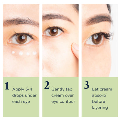 MATKAS Korean Vitamin C Under Eye Cream for Dark Circles & Puffiness (15ml)