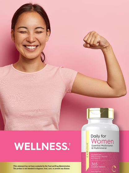 Carlyle Multivitamin and Multimineral for Women | 365 Tablets