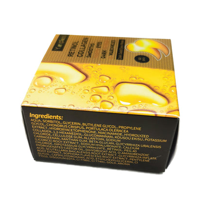 24K Gold Collagen Under Eye Patches - Luxury Rejuvenation (60 Pcs)