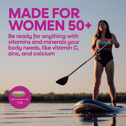 Nature's Way Alive! Women's 50 Plus Complete Multivitamin Tablets, Daily Vitamin for Women 50 +, Supports Healthy Heart, Bones, and Brain Function*, with Superfood Antioxidants(1), 130 Tablets
