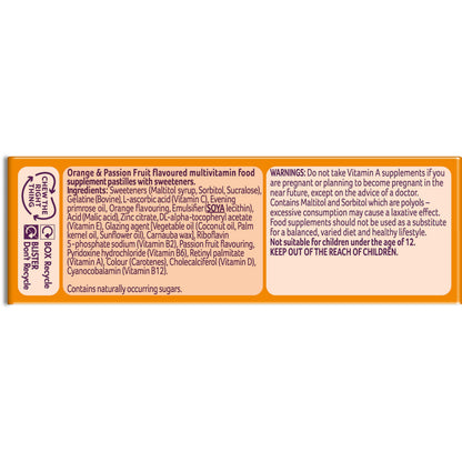 Bassetts Vitamins 12-18 EPO Orange & Passion Fruit 30's, 94.2 g, Orange and passionfruit