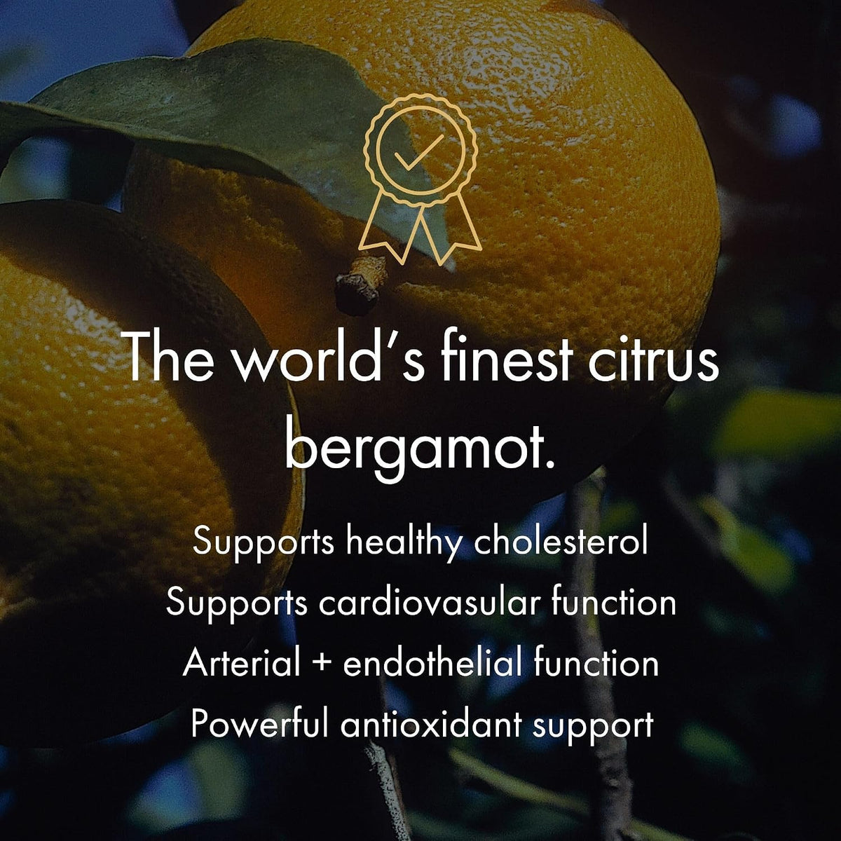 NAOMI Italian Citrus Bergamot 1000mg Extra Strength - Supports Healthy Cholesterol & Triglyceride Levels Already in Normal Range - Patented BergAmore Extract, 7 Key Polyphenols, 30-Day Supply