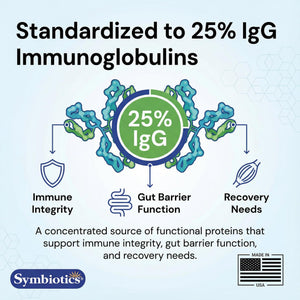 Symbiotics Colostrum Plus Powder 2.25 oz – Immune & Muscle Recovery Support, 25% IgG Immunoglobulins, Gut Health & Training Resilience, Unflavored, Gluten Free - 2.25 oz SymbioticsBuy Supplements Australia