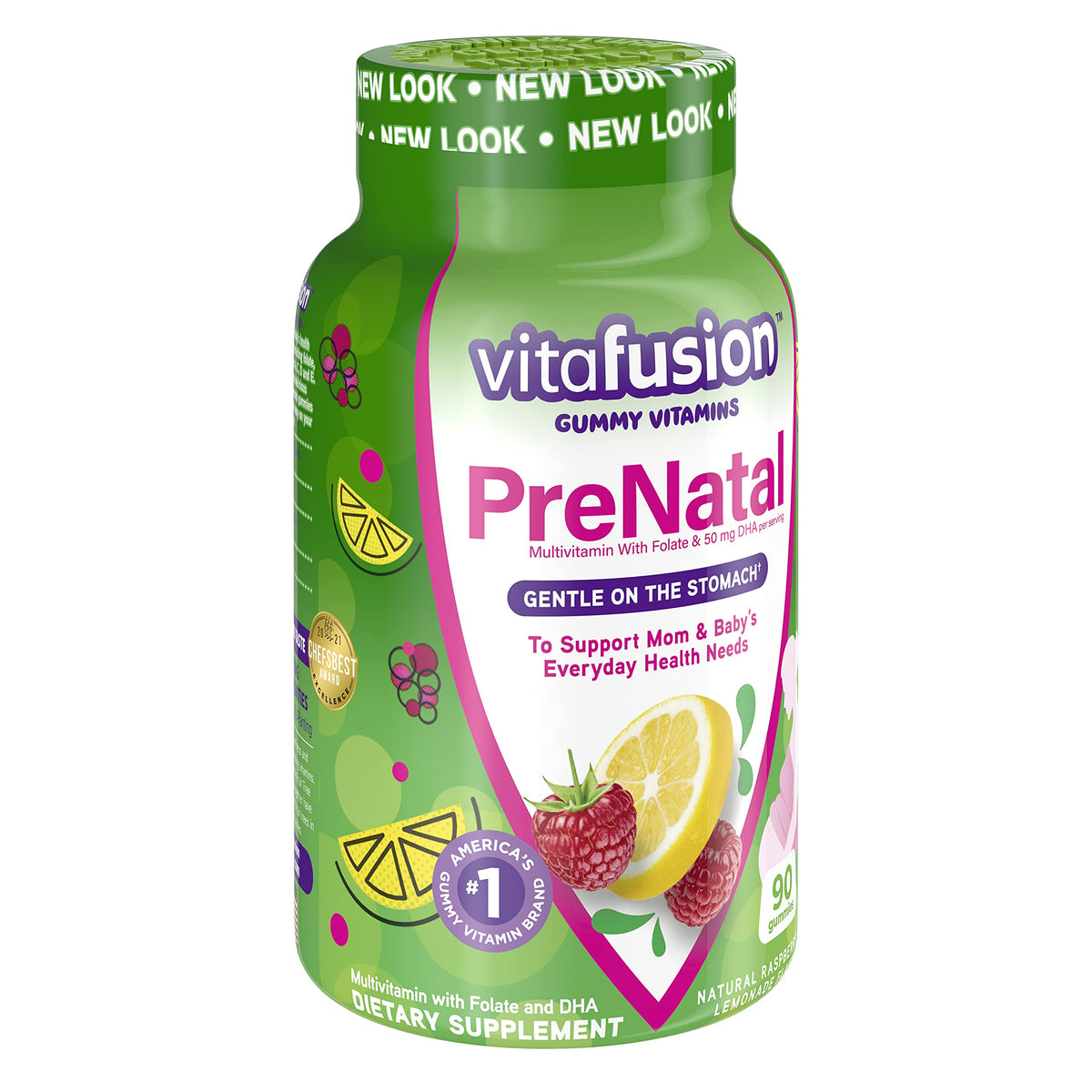 Vitafusion Prenatal, Gummy Vitamins QsAPdO, 3Pack (90 Count)