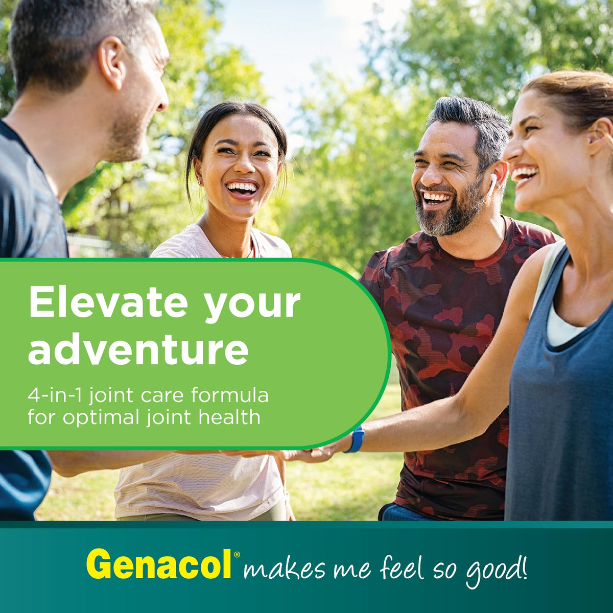 Genacol Optimum – Glucosamine, Chondroitin, MSM & Collagen, 30-Day Supply