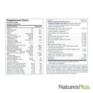 NaturesPlus Source of Life - 90 Tablets - Multivitamin & Mineral Supplement with Concentrated Whole Foods - Gluten Free, Vegetarian - 30 Servings NaturesPlusBuy Supplements Australia
