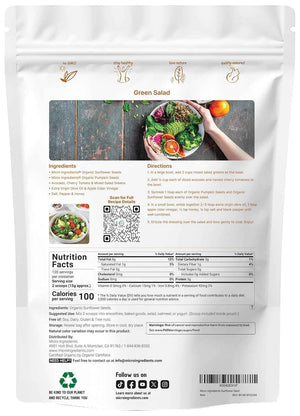 Organic Sunflower Seeds, 4lbs - Raw, Unsalted, & Shelled - Whole Kernels - Low Carb Snack - Great for Baking, Smoothies, & Salad Toppings - Non-GMO, Vegan, Plant Based