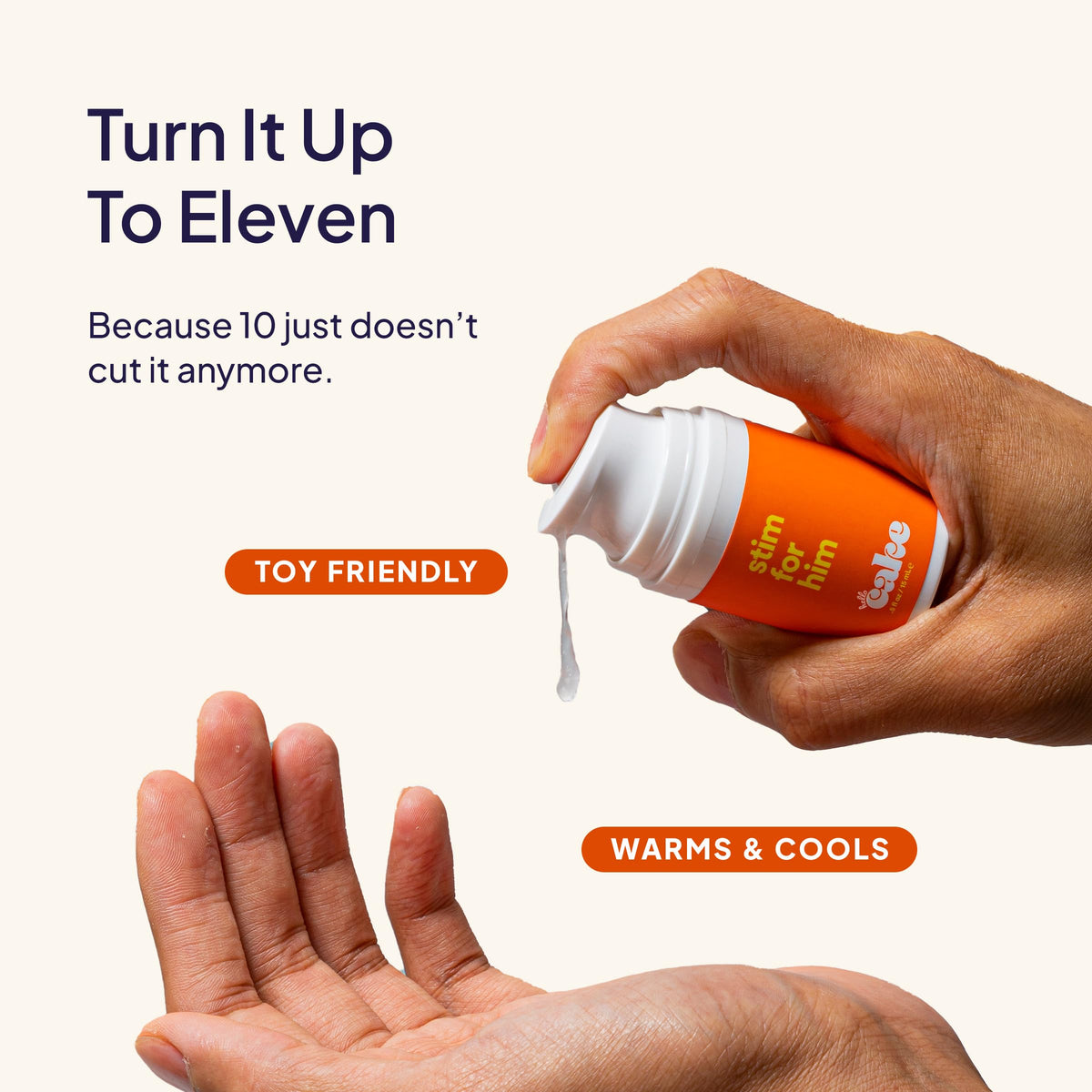 Hello Cake Stim for Him, Stimulating Arousal Serum for Men, 0.5 fl oz