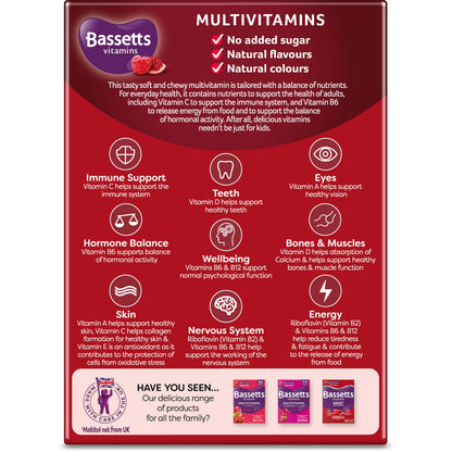 Bassetts Vitamins Adults Multivitamins, 60 Pastilles