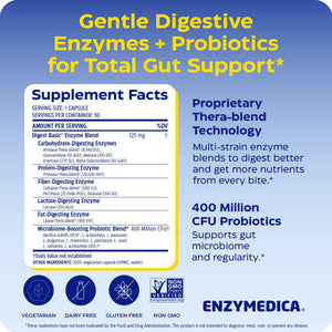 Enzymedica Digest Basic + Probiotics - 90 Caps