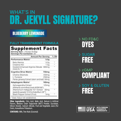 PROSUPPS L-Carnitine 3000 Berry and Dr. Jekyll Signature Blueberry Lemonade Bundle