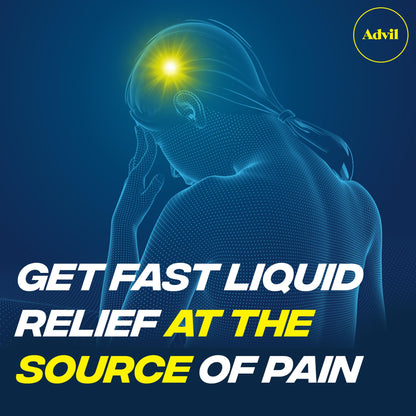 Advil Liqui-Gels Pain Reliever and Fever Reducer, Pain Medicine for Adults with Ibuprofen 200mg for Headache, Backache, Menstrual Pain and Joint Pain Relief - 50x2 Liquid Filled Capsules