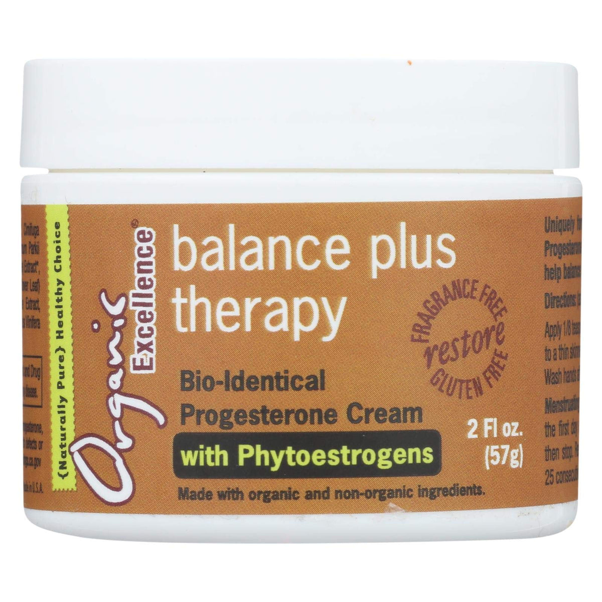 Organic Excellence Balance Plus Therapy - 2 oz