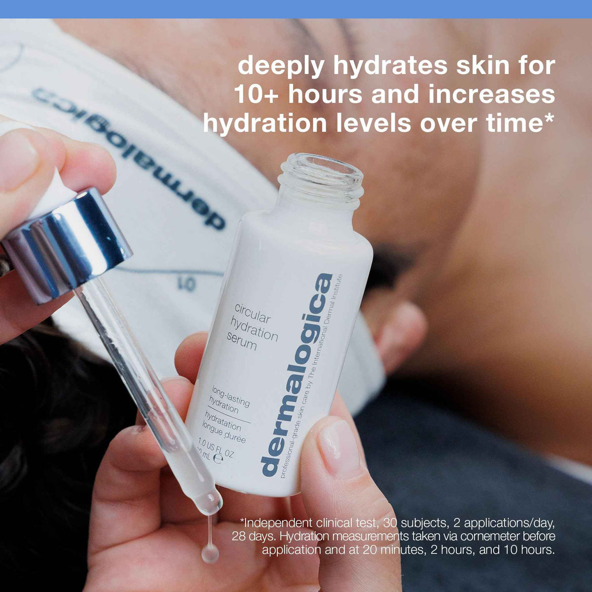 Dermalogica Circular Hydration Face Serum with Hyaluronic Acid - Deep Hydrating and Long Lasting, 1 fl oz