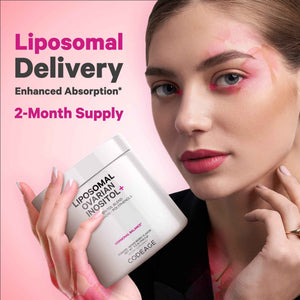 Codeage Liposomal Ovarian Inositol Powder - Myo-Inositol & D-Chiro-Inositol 40:1 Blend, Folate 5-MTHF, CoQ10, Pomegranate & Wild Blueberry - 2-Month Supply - Mixed Berry Flavor - Non-GMO, 60 Servings