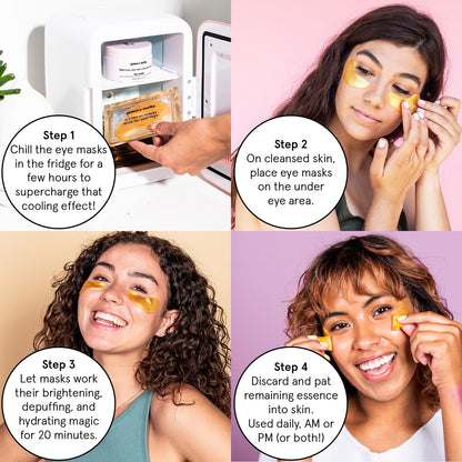 grace & stella Under Eye Mask Variety Pack - 18 Pairs (6 Colors) - Vegan Gel Patches for Dark Circles & Puffy Eyes