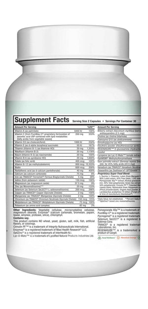 Mens Multivitamin 50 Plus - Daily Multivitamin for Men Over 50 with Vitamin B12, A, D, C, Zinc, Magnesium & More - Energy, Immune & Heart Support Mens Multi Vitamins - Non-GMO - 60 Capsules
