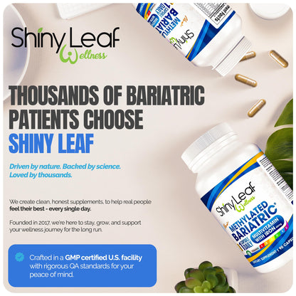 Shiny Leaf Bariatric Multivitamin with Iron 45 mg, Once Daily, 90 Count