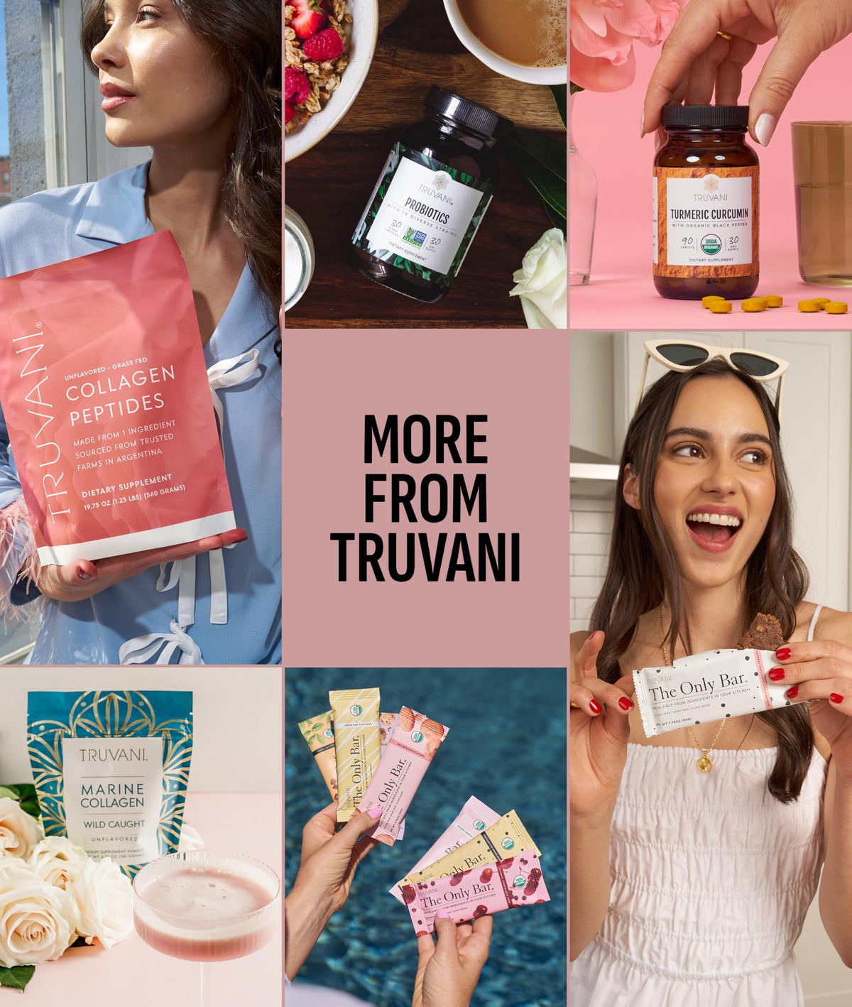 Truvani Organic Plant Based Protein Powder - Strawberry - 10 Servings - Vegan - 20g Pea Protein - Single Serving Travel Packets - Keto - Gluten & Dairy Free - Low Carb