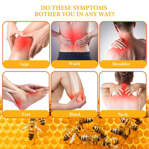 DUBOONAIO Max Energy Bee Venom Cream, Muscle Joint Soothing Cream, Pure Natural, for Back, Neck, Hands, Feet, Shoulder, Leg, Knee, Ankle Care