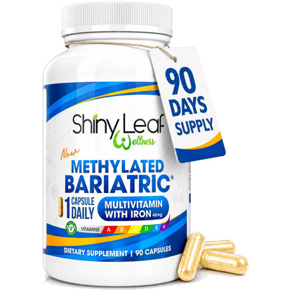 Shiny Leaf Bariatric Multivitamin with Iron 45 mg, Once Daily, 90 Count