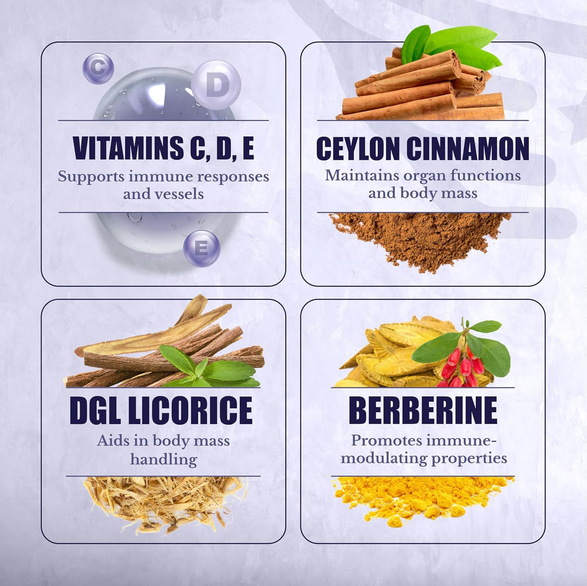 Gluco24 - Supplements with Berberine, Ceylon Cinnamon - Bitter Melon, Vegan, Non GMO. 30 Days Supply. 60 Capsules