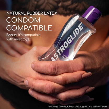 ASTROGLIDE Water-Based Lubricant, Long-Lasting, 5 Fl Oz - 3 Pack