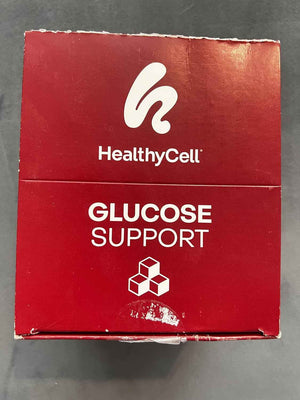 Healthycell Glucose Support Supplement to Support Balanced Blood Sugar - Berberine, Cinnamon & Chromium for Healthy Insulin Function & Proper Glucose Metabolism - 30 Gel Packs, Apple Cinnamon Flavor