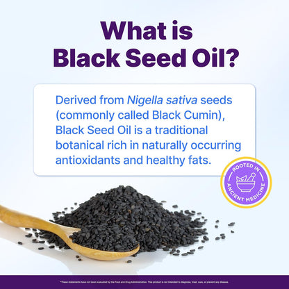 InnovixLabs Black Seed Oil Softgels, 500mg - Antioxidant Support for Immune & Joint Health - Cold Pressed Nigella Sativa Black Cumin Seed Oil - Enteric Coated for Reduced Burps - 30 Softgels