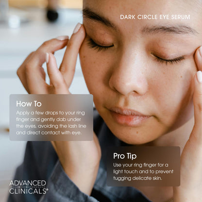 Advanced Clinicals Dark Circle Caffeine Serum – 3-in-1 Brightening & Depuffing (52ml)