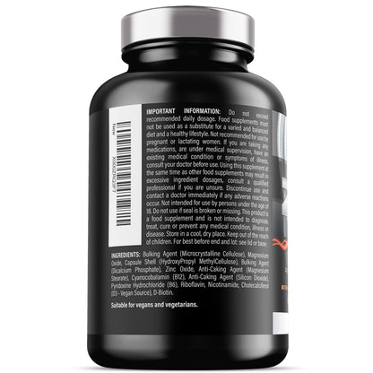 ZM6 - High Strength Zinc Magnesium Supplement - Zinc and Magnesium Tablets