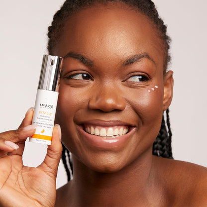 IMAGE Skincare VITAL C Hydrating Eye Recovery Gel (0.5 fl oz) - Anti-Aging Treatment with Vitamin C & Peptides