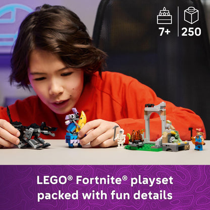 LEGO Fortnite Peely & Sparkplug’s Camp Kids Toy - Pretend Play and Video Game Building Set for Girls & Boys, Ages 7+ - Fortnite Toy Figures Peely, Sparkplug, & More - Gift Idea for Birthdays - 77075
