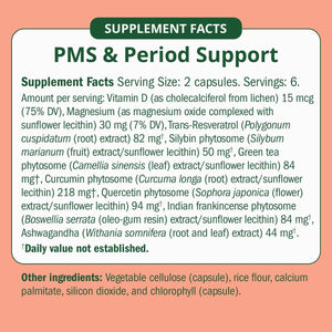 Semaine PMS & Period Relief - Menstrual Cramp Relief: No More Period Cramps, Mood Swings, or Bloating. PMS Supplement for Happy Hormones and Period Relief. (12 Count) SemaineBuy Supplements Australia