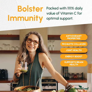 ForestLeaf Liposomal Vitamin C 1400mg Capsules - High Dose Vitamin C Liposomal Supplement w Coconut Oil Fatty Acids - Fast Absorption - Immune Support, Antioxidant