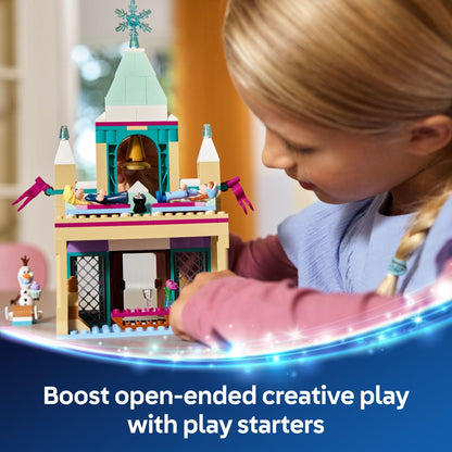 LEGO Disney Frozen: Arendelle Frozen Castle - Building Playset for Kids - Frozen Castle Toy for Fans with Princess Anna and Elsa Minidolls - 5 Year Old Girl & Boy Birthday Gift - 43265