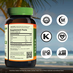 Nutrex Hawaii Pure Hawaiian Spirulina - Vegan Superfood, 500 mg Tablets, Farm Grown in Kona, Non-GMO
