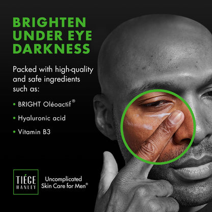 Tiege Hanley Eye Cream for Men - Morning & Night Anti-Aging (0.5 oz)
