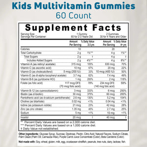 NUELATION Kids Multivitamin Gummies, 30-60 Day Supply with 14 Essential Kids Vitamins & Minerals. Toddler Vitamins for Overall Wellness. Non-GMO, Gelatin-Free, Gluten-Free, Vegetarian Children Vitamin NUELATION